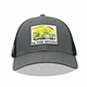 The mesh trucker hat is a timeless casual headwear staple, merging function and style.